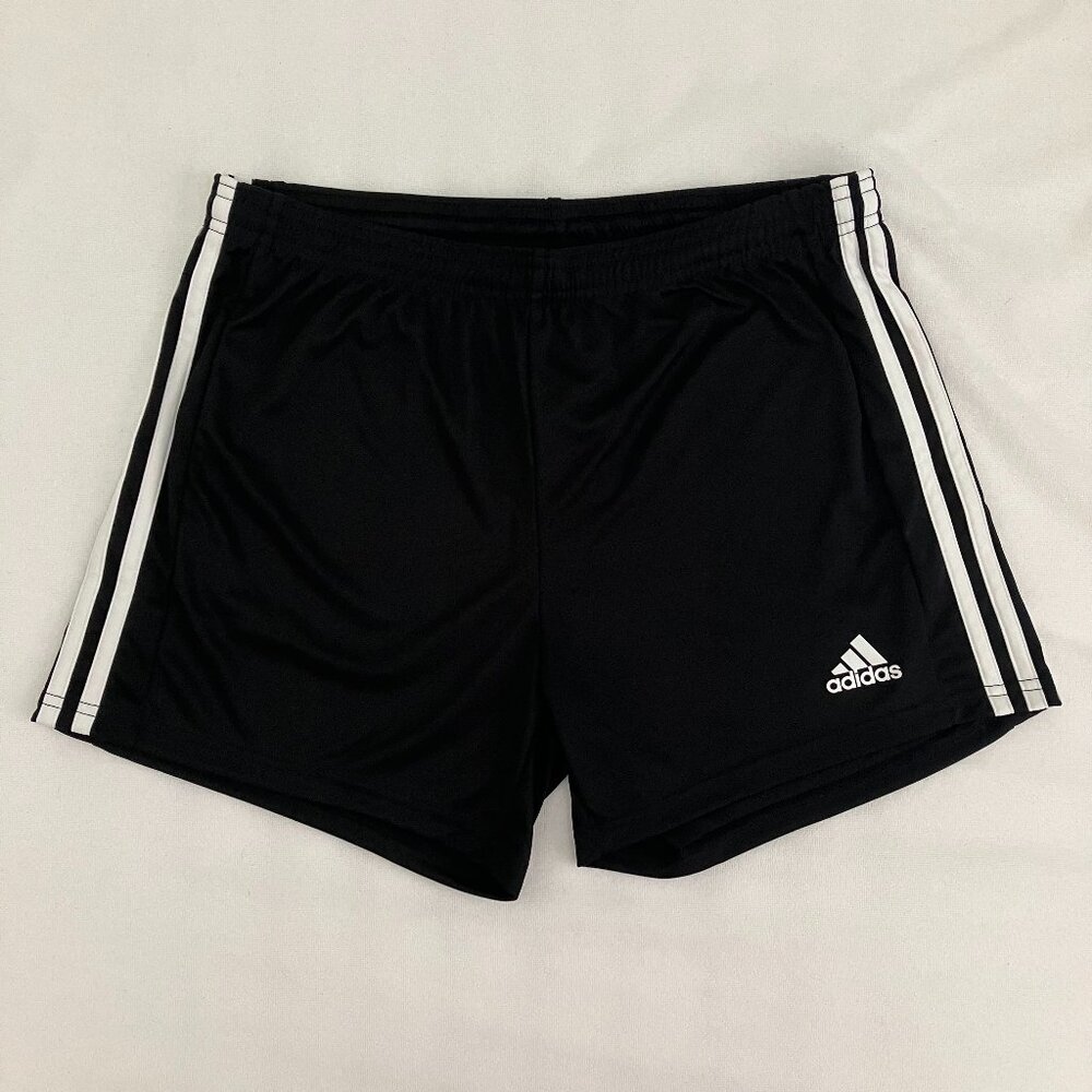♣️ ADIDAS Women's Black 3-Stripe Aeroready SHORTS ♣️
